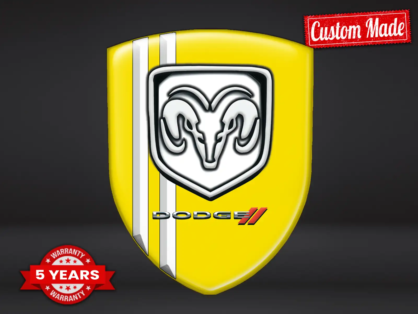 Dodge Firmenembleme Universal Hochwertig Professionell Auto